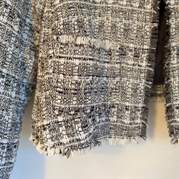 L’AGENCE Adette Grey Tweed Blazer - Picture 3 of 14